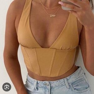 Zara corset top